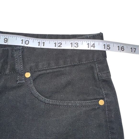 GUCCI Black Mid-Rise Wide Leg Pocket Logo Jeans IT 42 US 6 - Picture 9 of 13